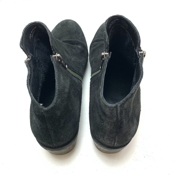 MIA EMERSON Genuine Leather Ankle Booties Black 10 - Picture 11 of 16